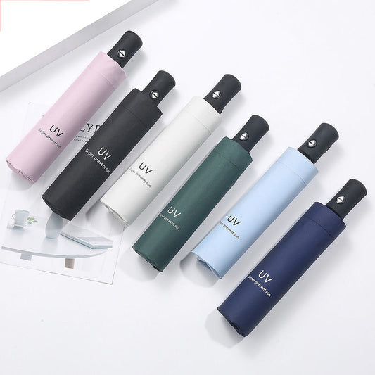 The fully automatic umbrella is suitable for both sunny and rainy days