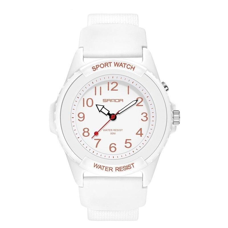 Sleek Sporty Luminous And Waterproof Womens Watch