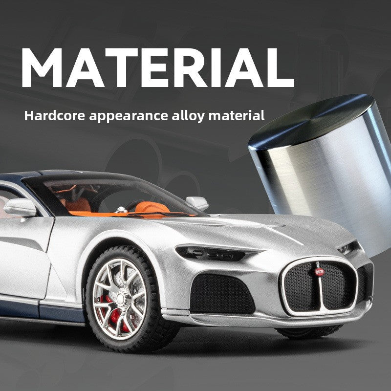 Metal Sports Car Model with Flash and Sound