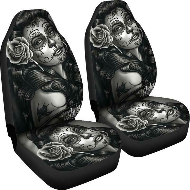 Tattooed Woman Automotive Seat Cover