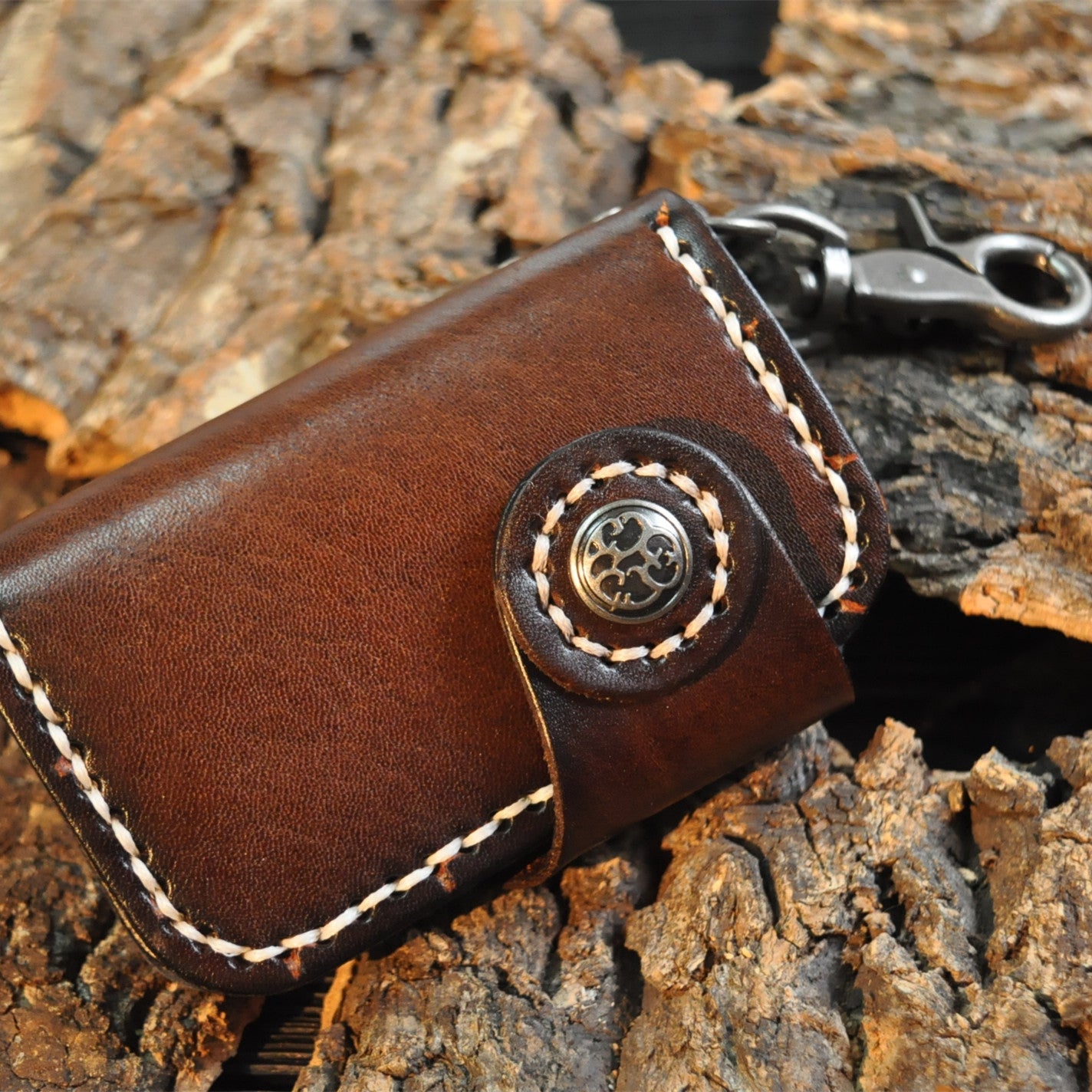 Handmade Cowhide Car Key Case