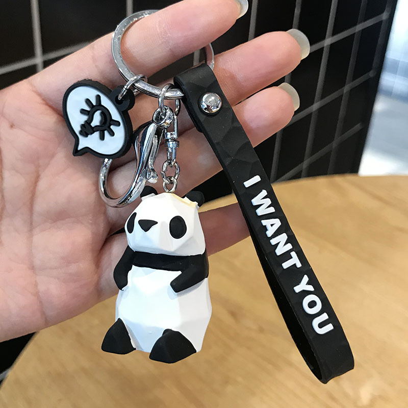 Charming Geometric Animal Keychain