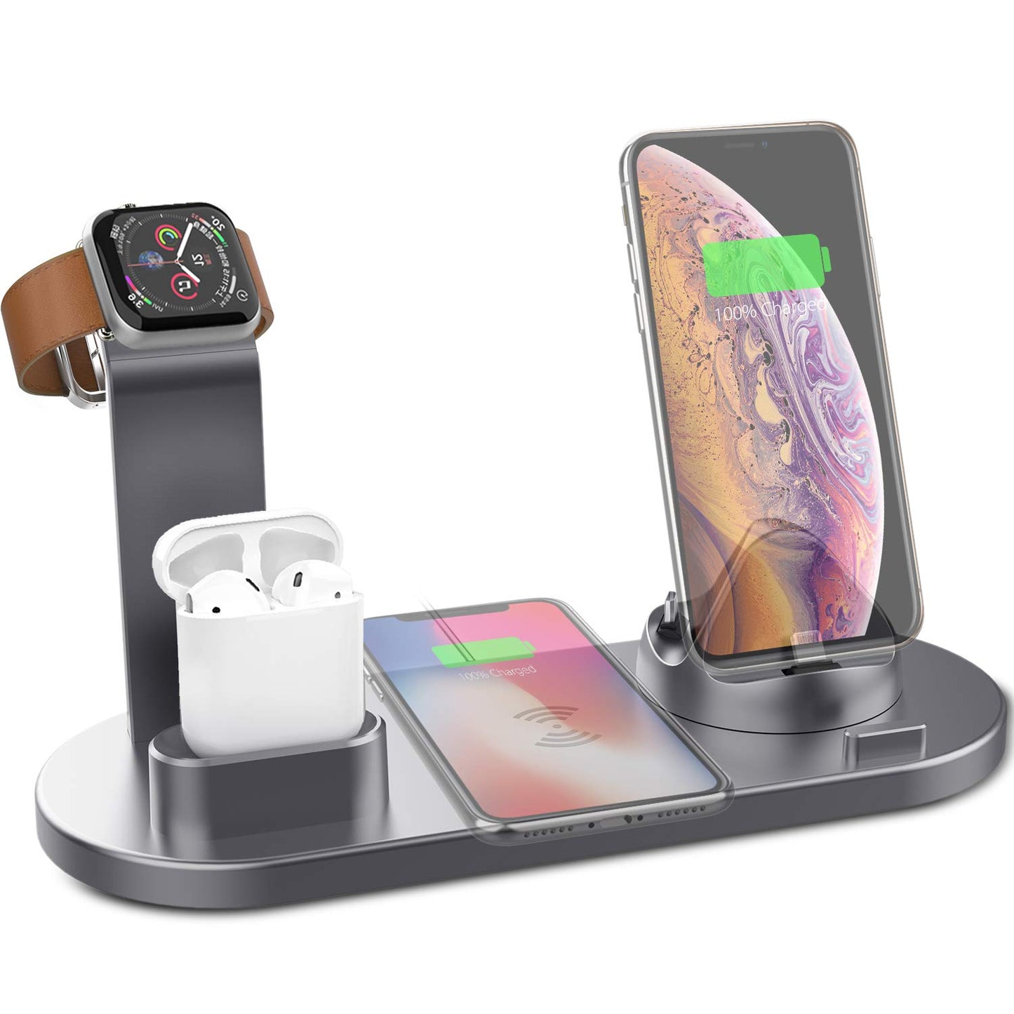 4-in-1 Wireless Charging Station for Apple Devices