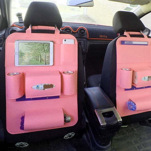 Premium Wool Felt Car Backseat Organizer
