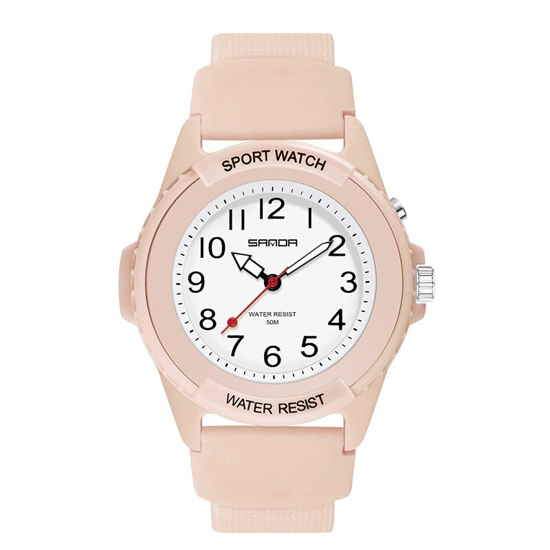 Sleek Sporty Luminous And Waterproof Womens Watch