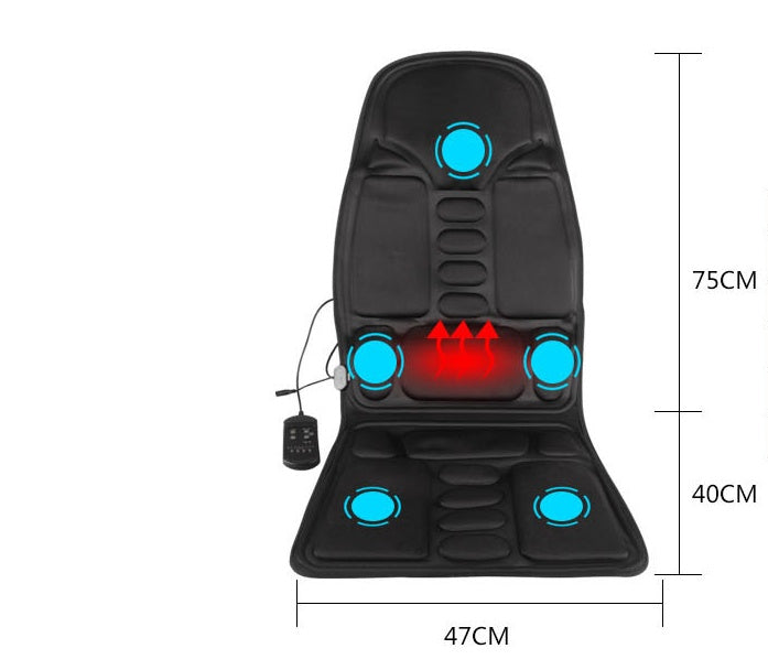 Premium Vibrating Massage Cushion for Car & Home