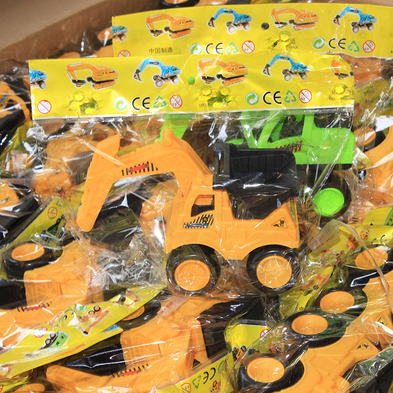 Children's engineering vehicle sliding excavator toys