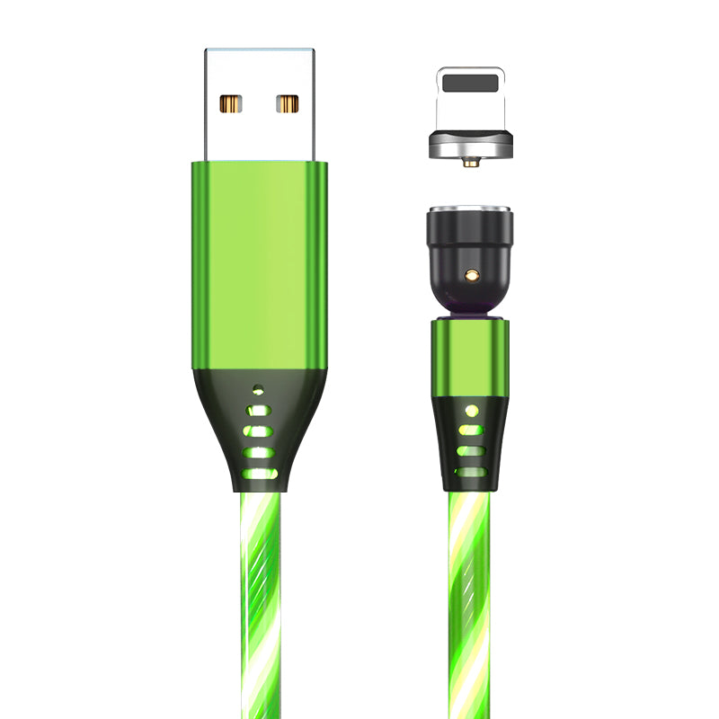 540° Rotating Magnetic LED Charging Cable