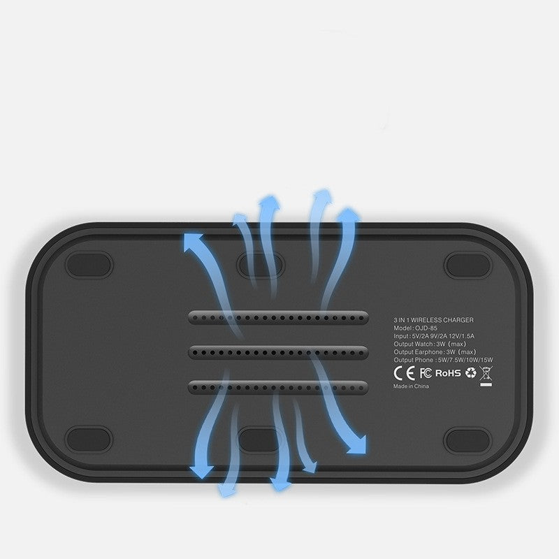 Magnetic 3-in-1 Wireless Charging Stand