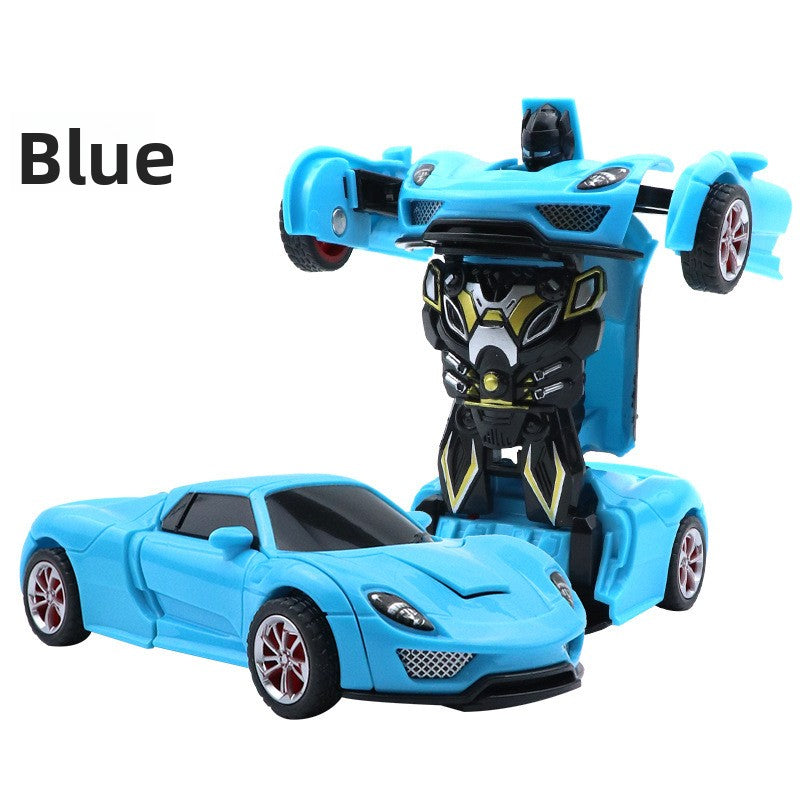 Children's transformable toy car model