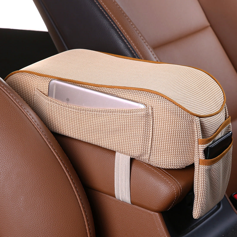 Premium Sports Knit Car Armrest Pad