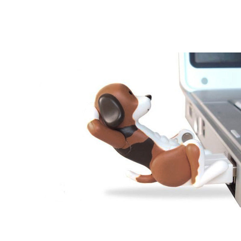 Mini Cartoon Dog USB Toy - A Playful Desk Companion