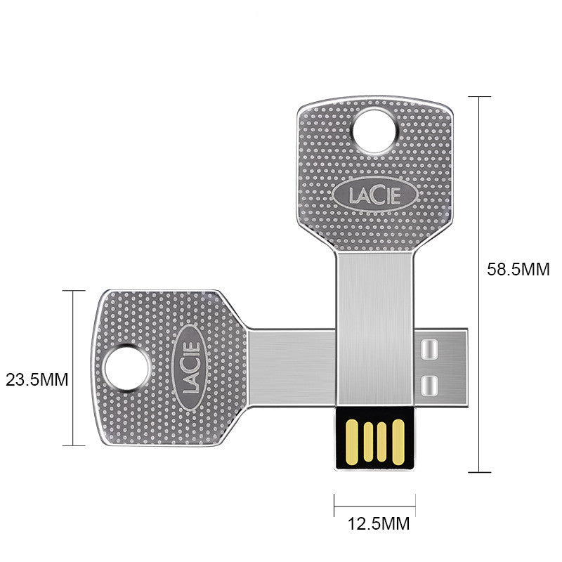 Ultra-thin Waterproof Conjoined Metal USB Drive