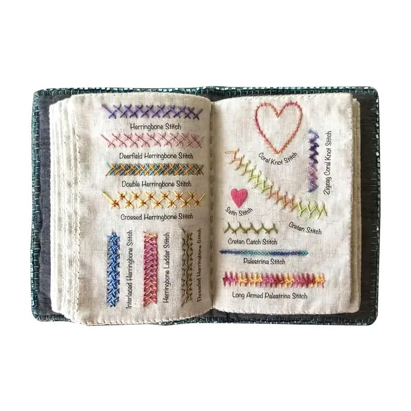 Needle and thread loose-leaf book