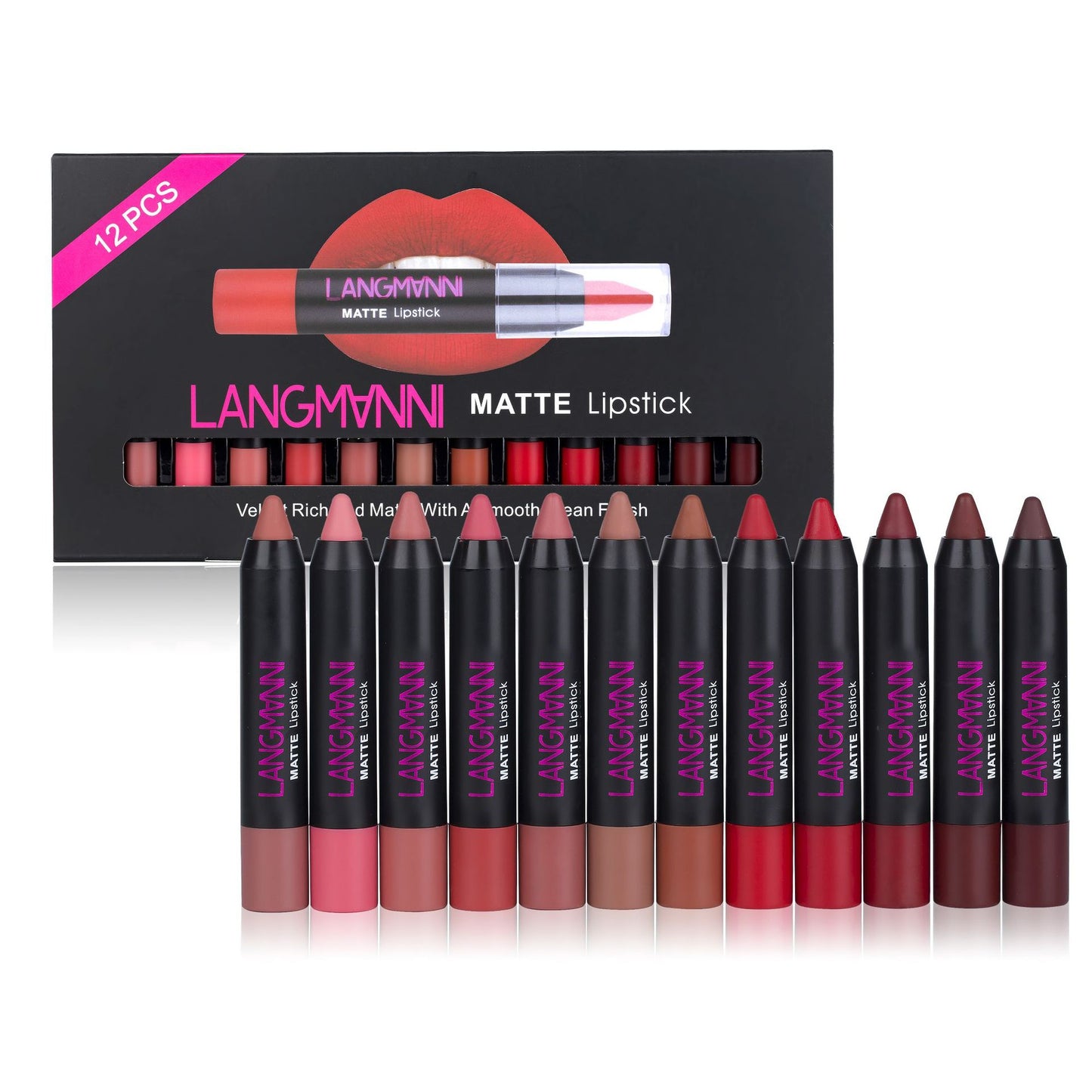 Luxurious Matte Lipstick & Hydrating Lip Gloss Set