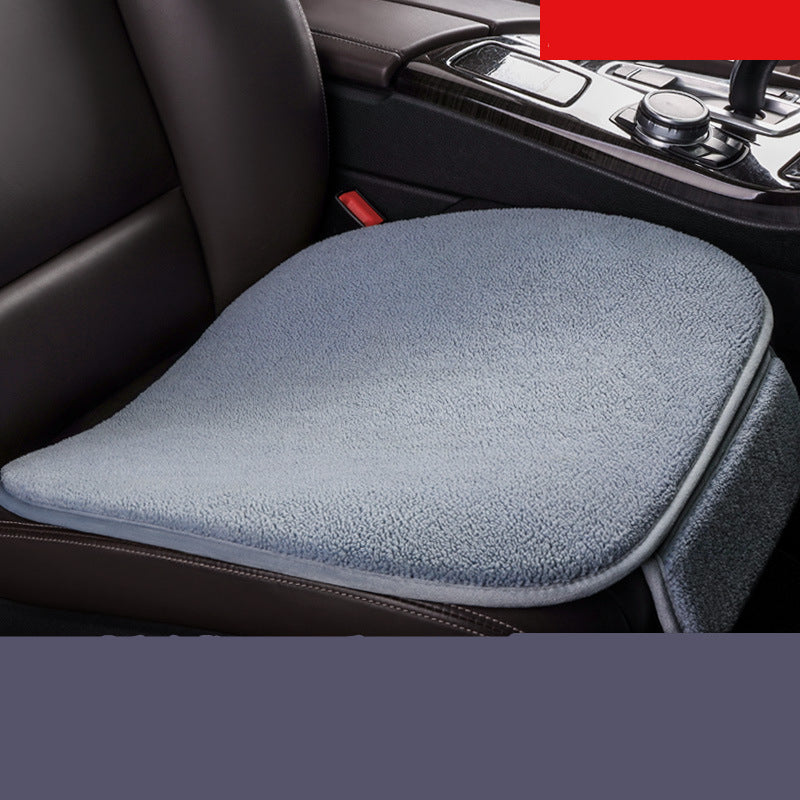 Car Seat Cushion Fleece Plush Winter Seat Cushion Without Backrest Single Piece