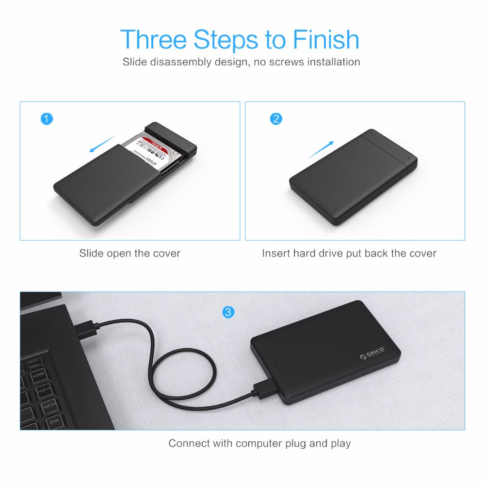 ORICO 2577U3 USB3.0 SATA Hard Drive Enclosure