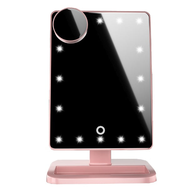 Premium LED Makeup Mirror with Bluetooth Speaker & 10X Magnification