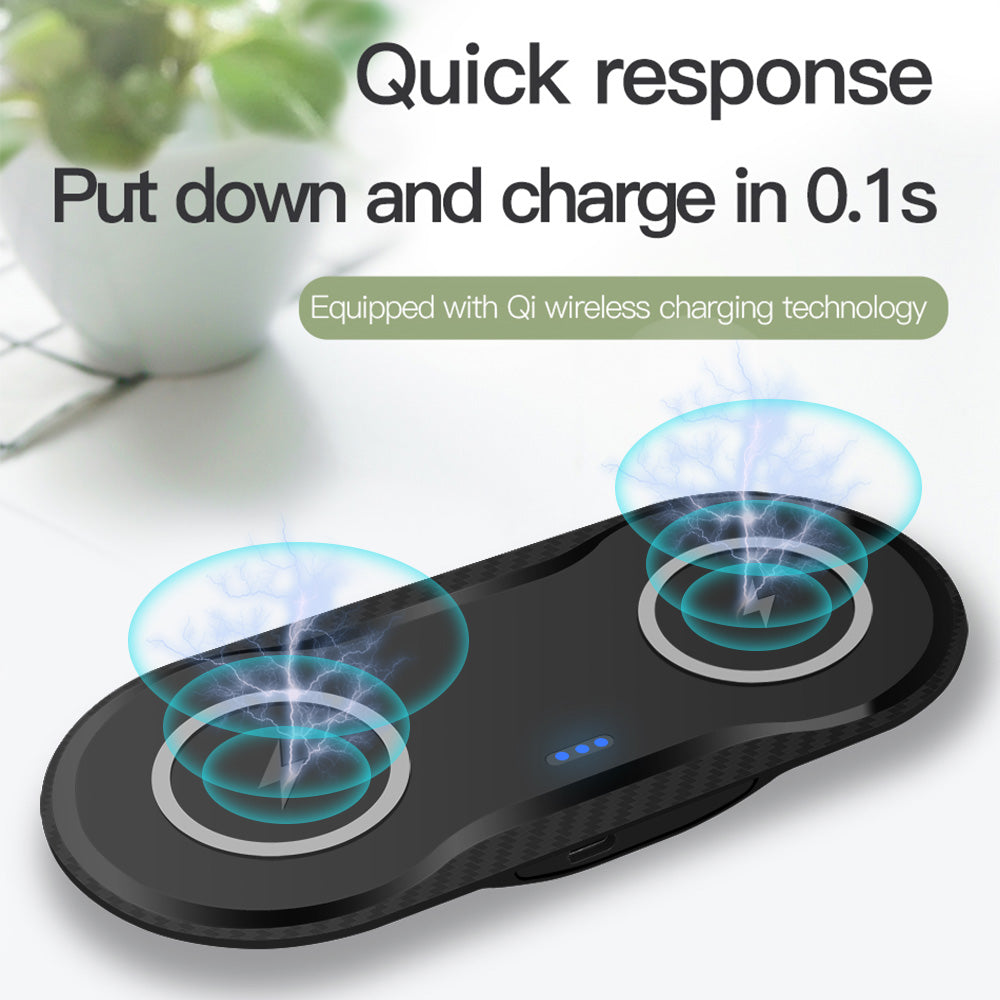 Dual Wireless Charging Pad for Mobile Phones