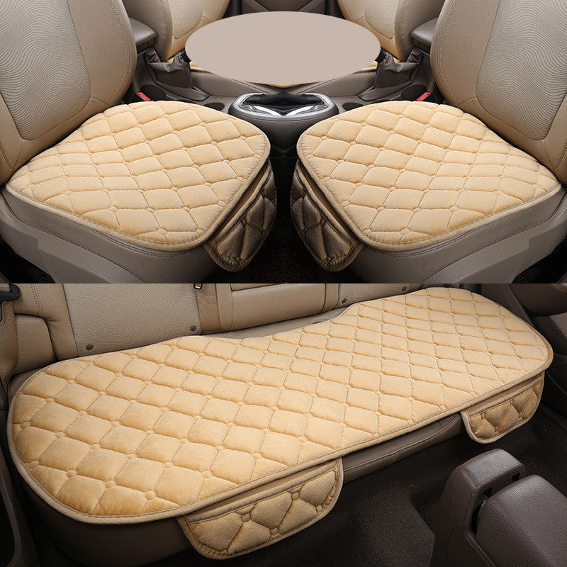 Premium Plush Velvet Car Seat Cushion