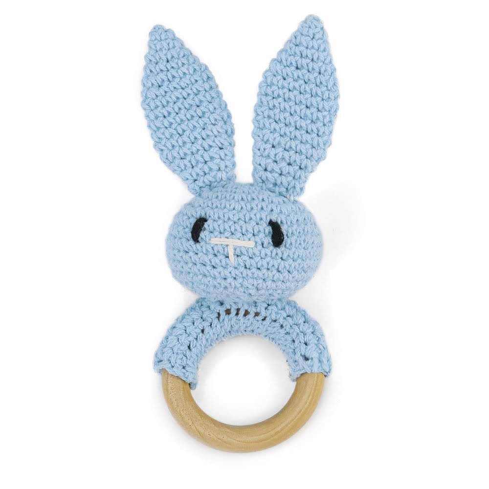 Handmade Crochet Animal Baby Rattle Teether