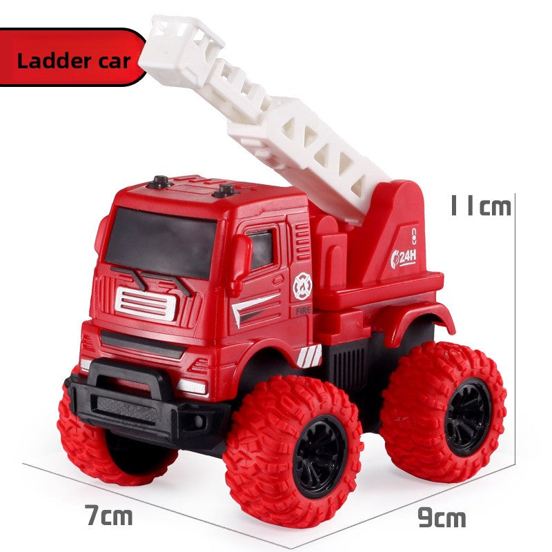 Toy car, excavator, inertial off-road vehicle