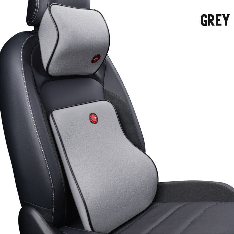 Premium Car Neck & Lumbar Support Pillow Set