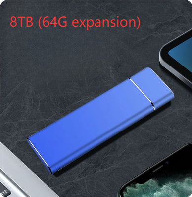 Ultra Slim Portable External Solid State Drive High Speed SSD for Mobile Phone and Computer
