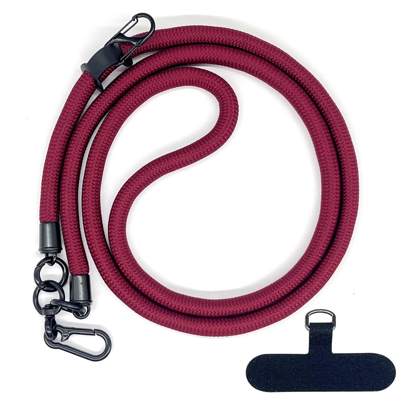 10MM Climbing Rope Mobile Phone Lanyard Gasket Adjustable Crossbody Mobile Phone Strap Camera Strap Rope Anti-lost Neck Rope
