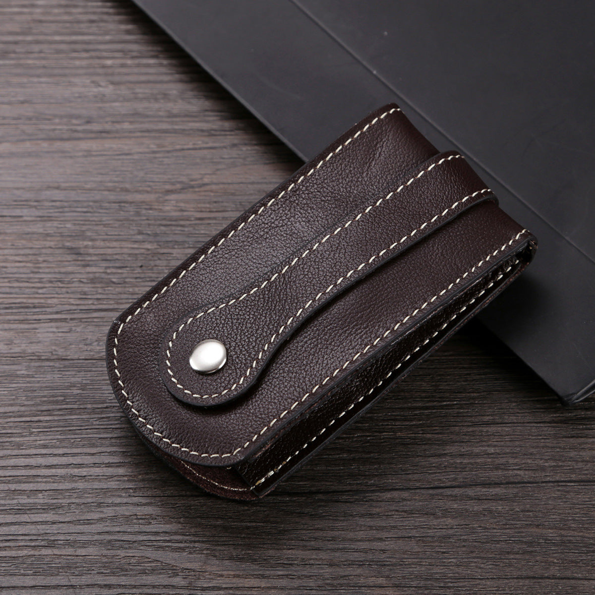 Premium Leather Car Key Holder with Belt Loop