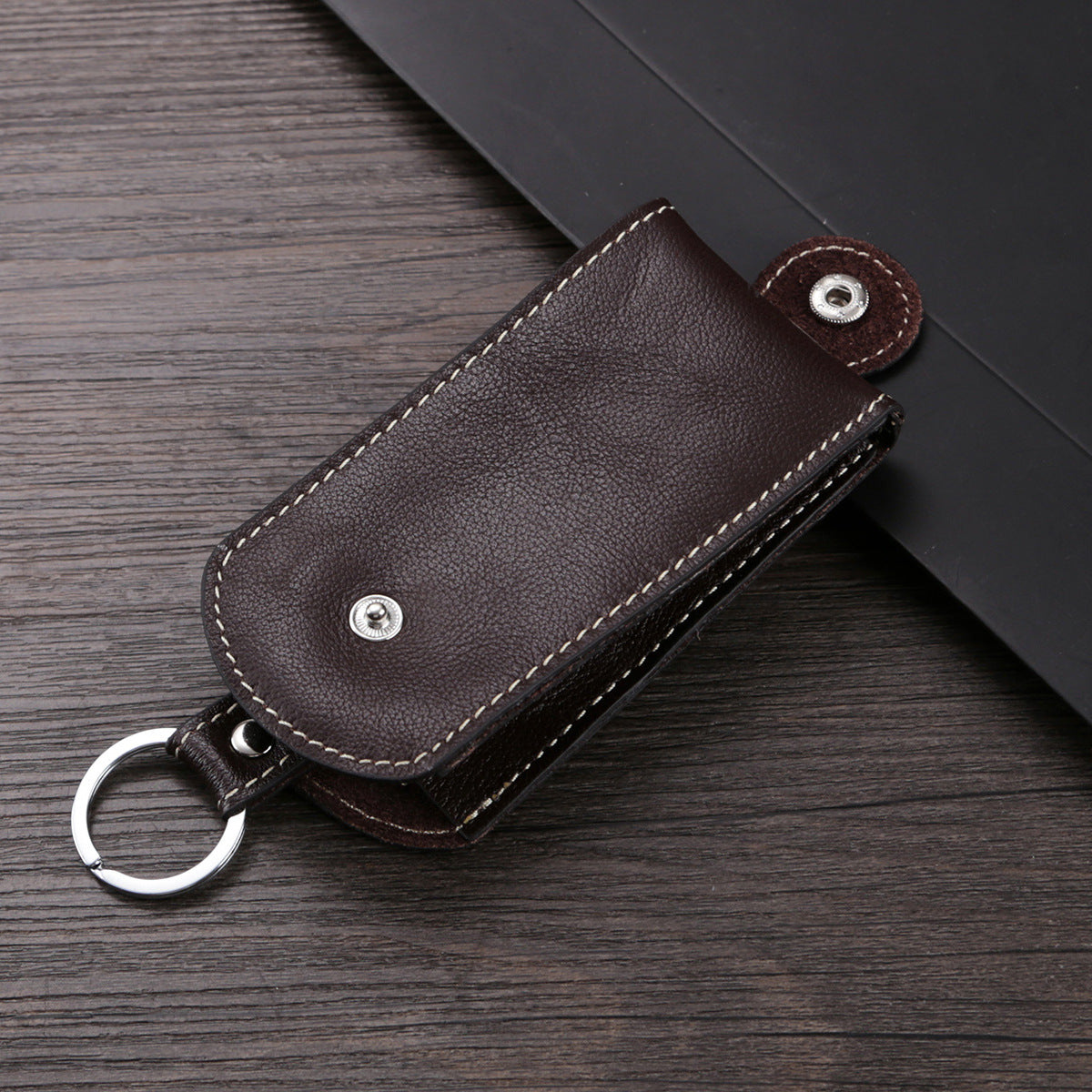 Premium Leather Car Key Holder with Belt Loop