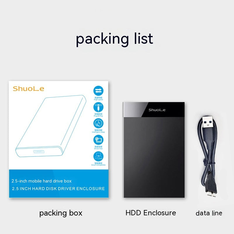 High-Speed USB 3.0 External Hard Disk Enclosure
