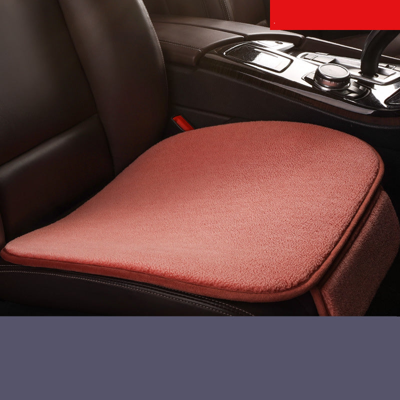 Car Seat Cushion Fleece Plush Winter Seat Cushion Without Backrest Single Piece