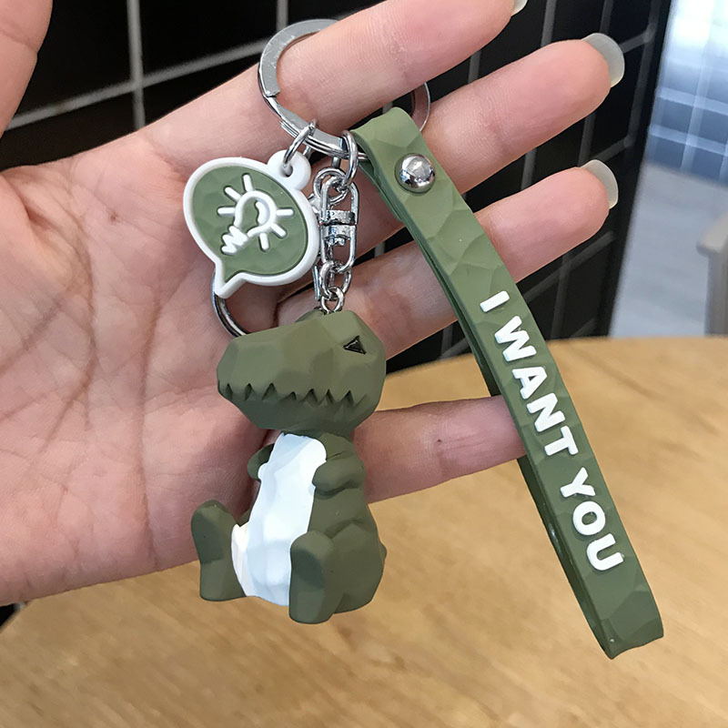 Charming Geometric Animal Keychain