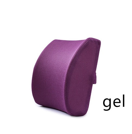Premium Memory Foam Lumbar Support Cushion for Car & Office