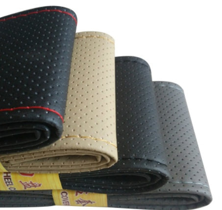 Premium DIY Leather Steering Wheel Cover