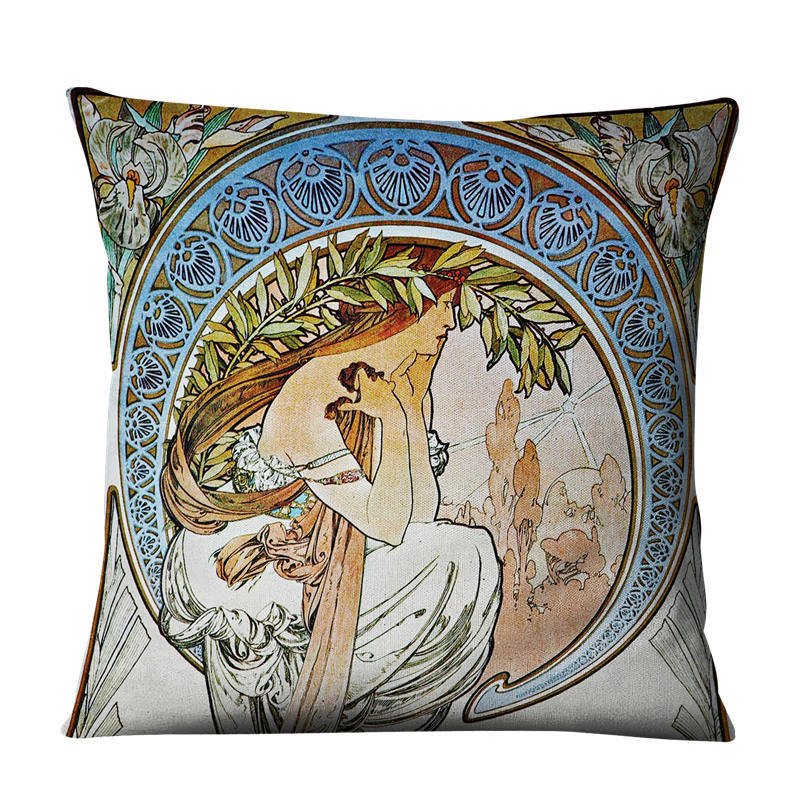 Linen pillow cushion cover