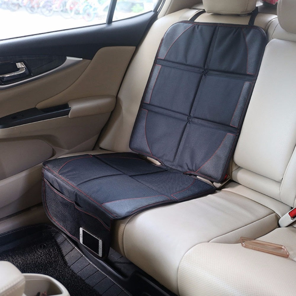 Luxury Oxford & Leather Car Seat Protector