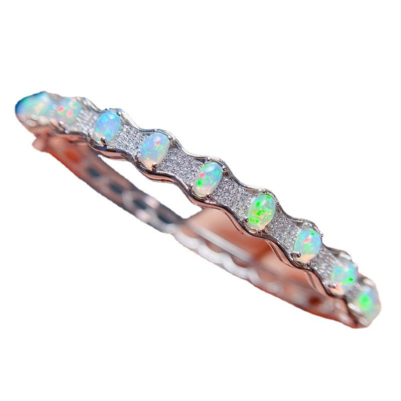 Fashionable And Unique Natural Opal Bracelet