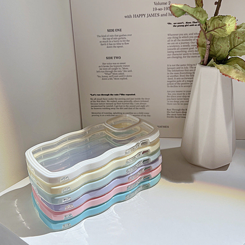 Wavy Border iPhone Case - Flexible TPU & Full Protection