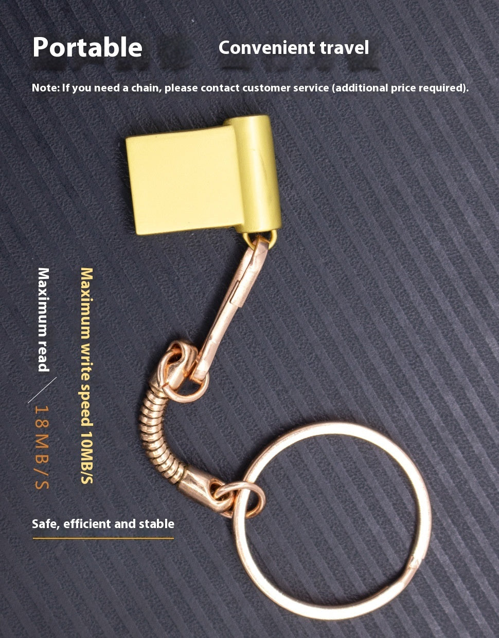 Ultra Compact Mini Metal High-Speed USB Flash Drive