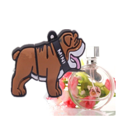 Creative Cute Animal Silicone Bulldog USB Drive (8GB/16GB)