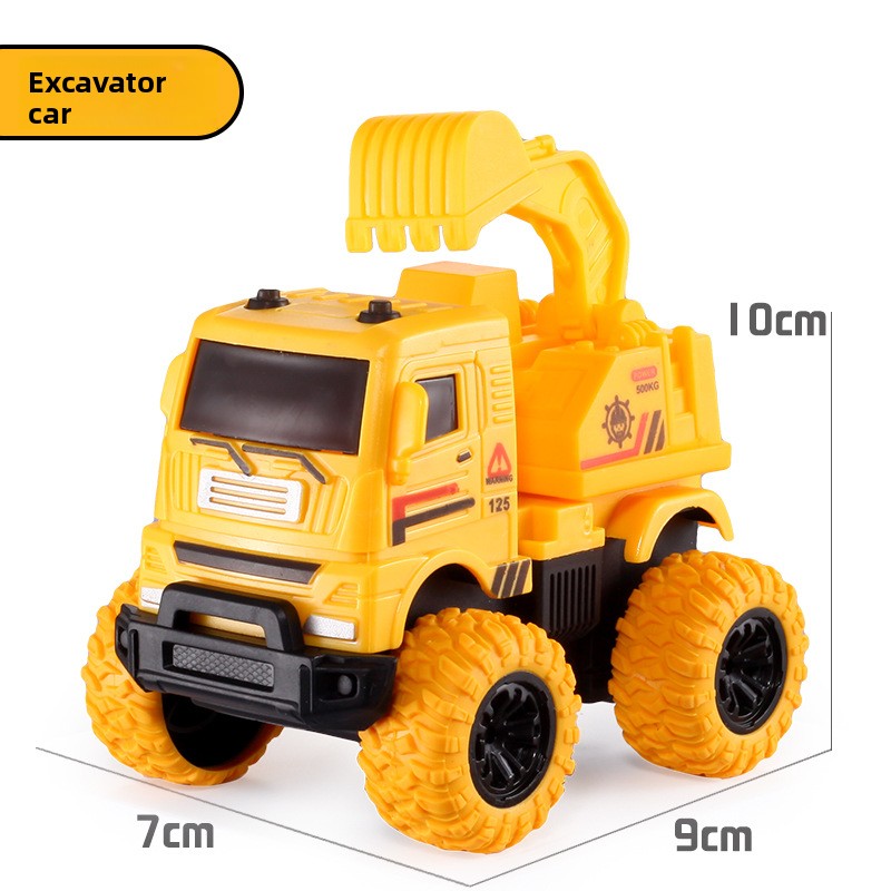 Toy car, excavator, inertial off-road vehicle
