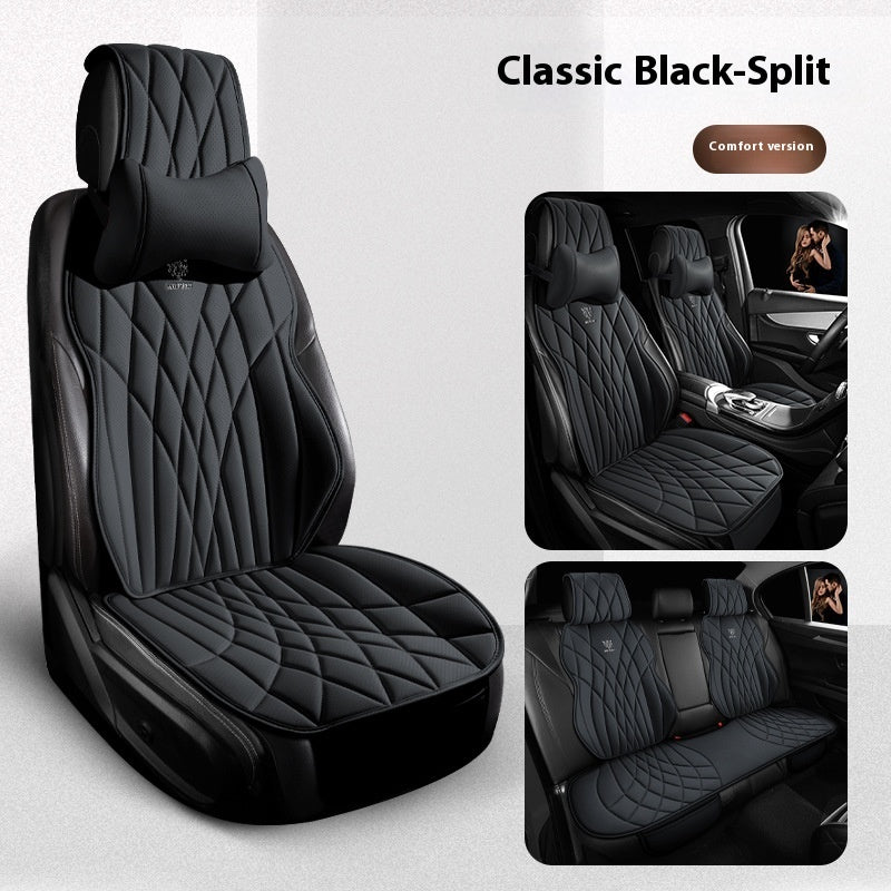 Universal Leatherette Car Seat Covers - Five-Seat Set
