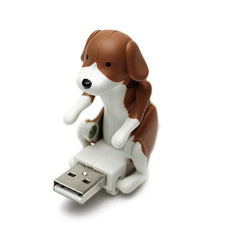 Mini Cartoon Dog USB Toy - A Playful Desk Companion