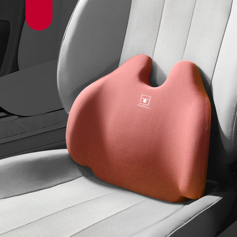 Premium Memory Foam Lumbar Support Cushion for Car & Office
