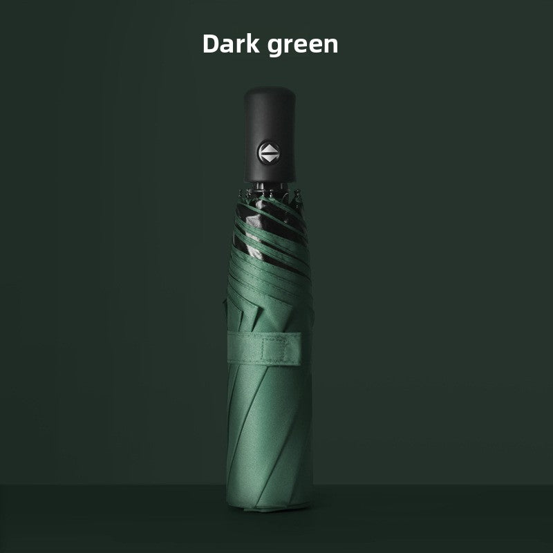 The fully automatic umbrella is suitable for both sunny and rainy days