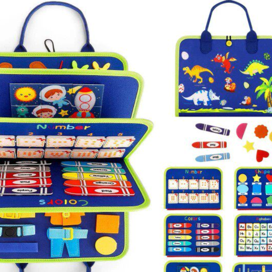 Childrens Educational Felt Learning Board