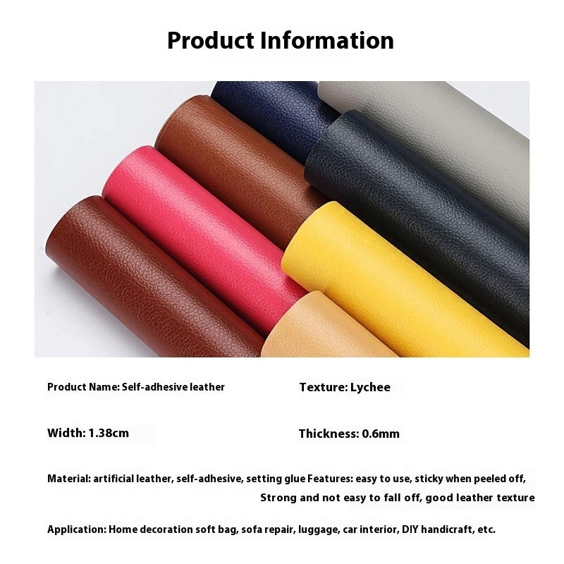 Leather Repairing Atch Adhesive Self-adhesive Sofa Car Seat Repair Interior Patch PU Artificial Leather