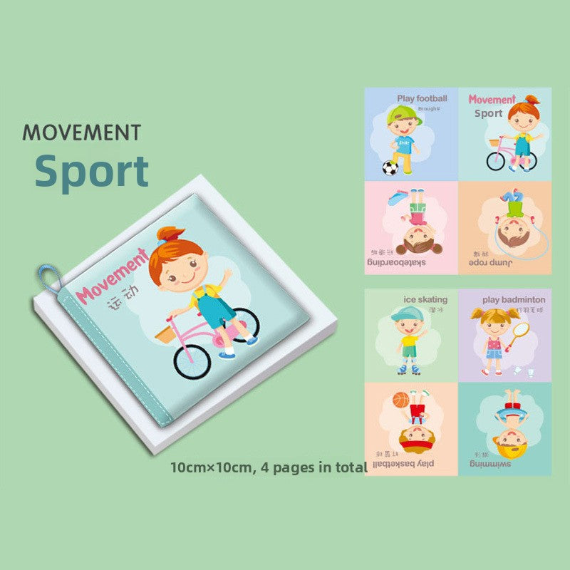 Baby Cloth Book Early Education Sensory Toy